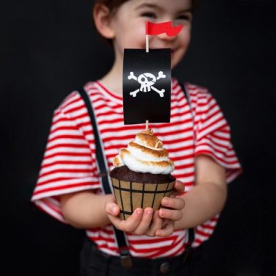 Σετ για cupcake Πειρατές 6 τεμ