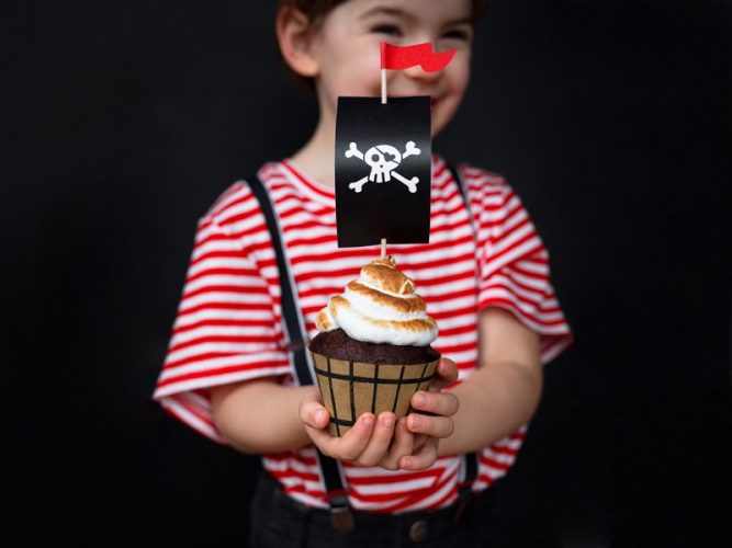 Σετ για cupcake Πειρατές 6 τεμ