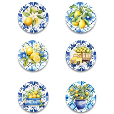 Σετ κονκάρδες Mediterranean Λεμόνι (6 τεμ)