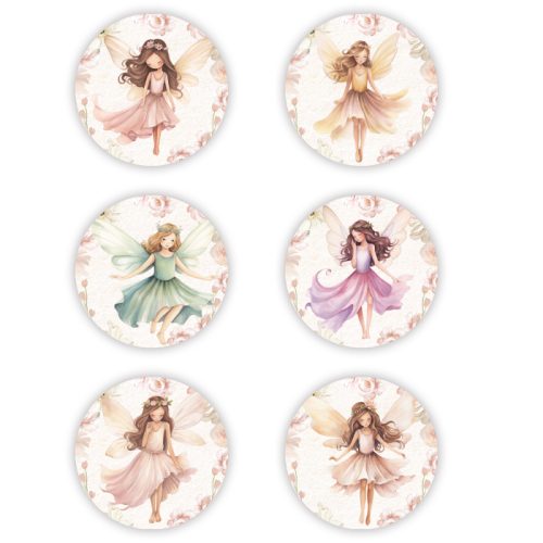 Σετ κονκάρδες Νεραϊδοχώρα (6 τεμ)