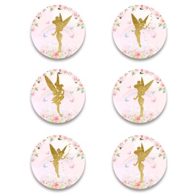 Σετ κονκάρδες χρυσή Νεράιδα (6 τεμ)