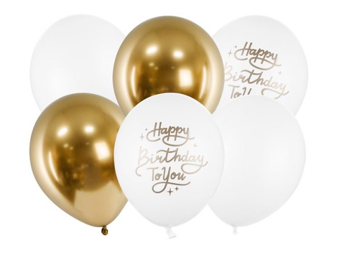 Σετ μπαλόνια Happy Birthday To You mix 6 τεμ