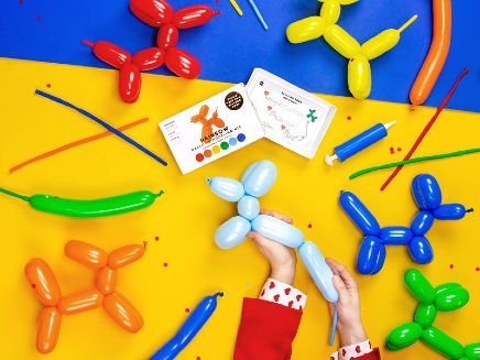 Σετ μπαλόνια κατασκευής με φουσκωτήρα 30 τεμ