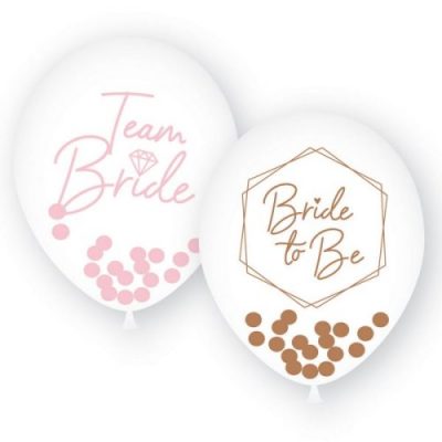 Σετ μπαλόνια με κομφετί για Bachelorette 6 τεμ