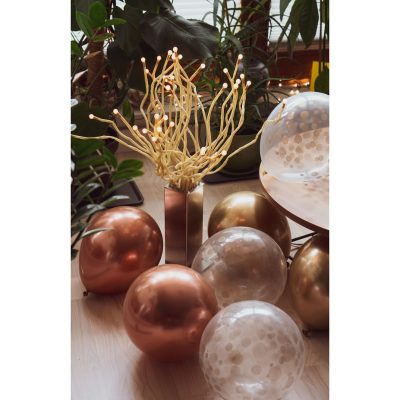 Σετ Μπουκέτο Μπαλόνια Rosegold 7 τεμ