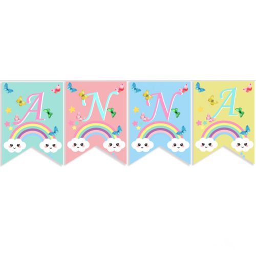 Σημαιάκια με όνομα Ουράνιο Τόξο