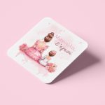 Σουβέρ από φελλό για μαμά - Girly Σ' αγαπώ