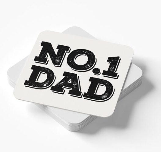 Ξύλινο Σουβέρ - No1 Dad