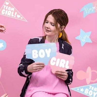 Στικάκια PhotoBooth Gender Reveal party 11 τεμ