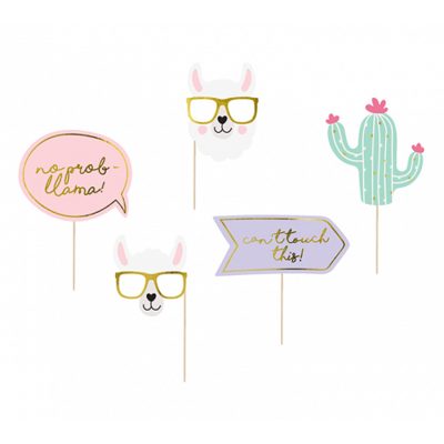 Στικάκια Photobooth Λάμα 5 τεμ