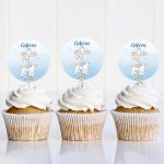 Topper Cupcake - Καρουζέλ αγόρι (6 τεμ)