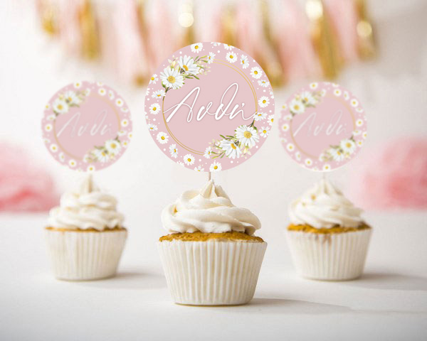 Topper Cupcake Μαργαρίτα (6 τεμ)