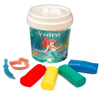 Βαζάκι με πλαστελίνες - Γοργόνα Άριελ