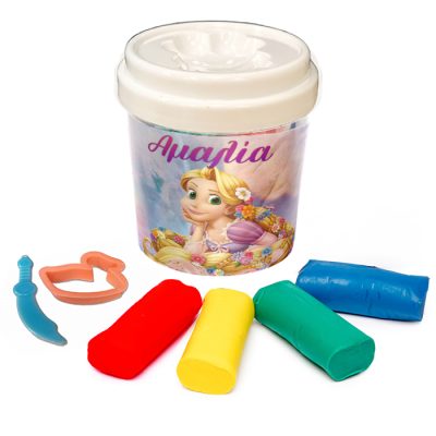 Βαζάκι με πλαστελίνες - Ραπουνζέλ