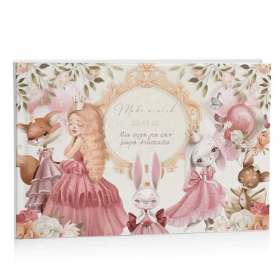 Βιβλίο Ευχών Βάπτισης - Παραμύθι Woodland