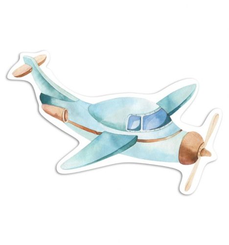 Ξύλινη διακοσμητική φιγούρα Αεροπλανάκι