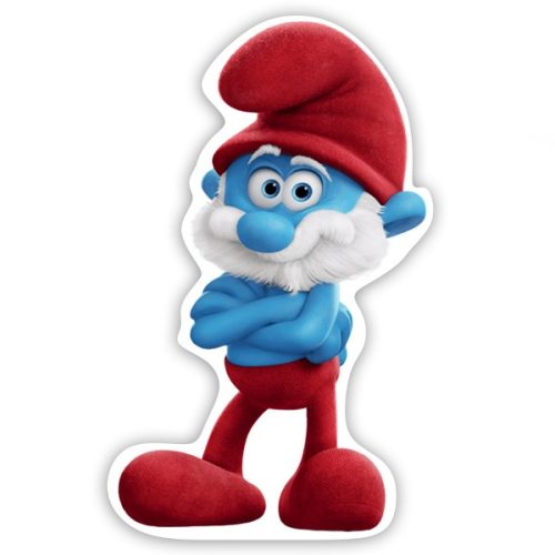 Ξύλινη Διακοσμητική φιγούρα Μπαμπαστρούμφ