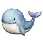 Ξύλινη φιγούρα Φάλαινα