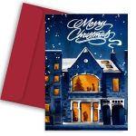 Χριστουγεννιάτικη Κάρτα - Merry Christmas Night