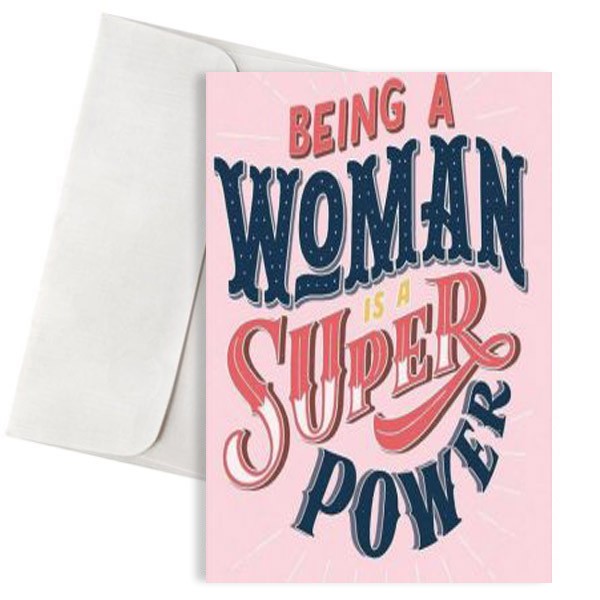 Κάρτα "Super Woman" Κάρτα "Super Woman"