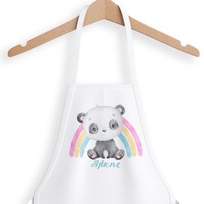 Ποδιά αρκουδάκι Panda Rainbow