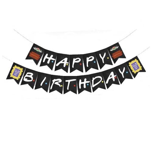 Σημαιάκια "Happy Birthday" Τα Φιλαράκια (17 τεμ)