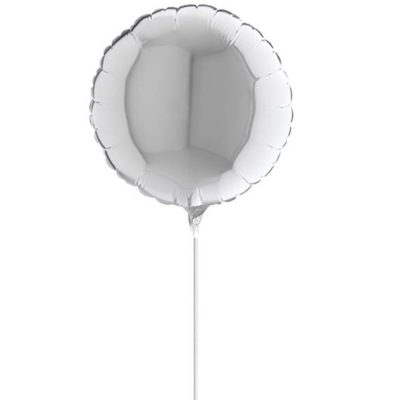 10 Mini Shape μπαλόνι Ασημί