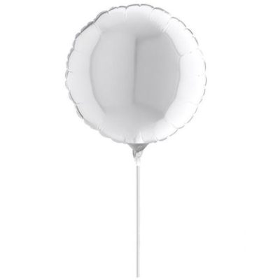 10 Mini Shape μπαλόνι  Άσπρο