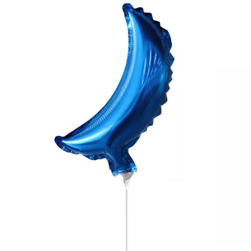 10 Mini Shape μπαλόνι Μπλε Φεγγάρι