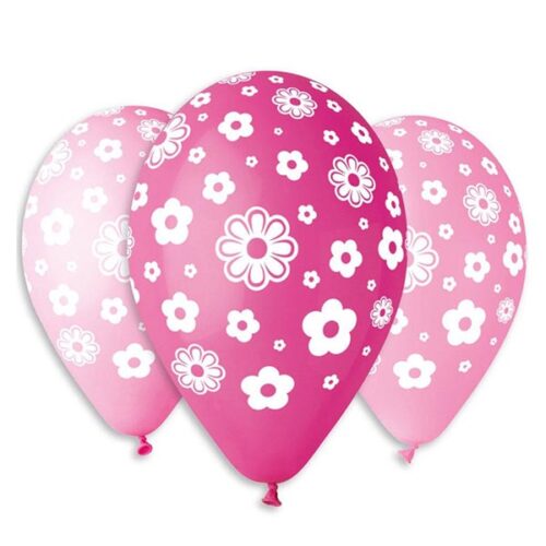12'' Μπαλόνι τυπωμένο Λουλούδια Μαργαρίτες 25 τεμ