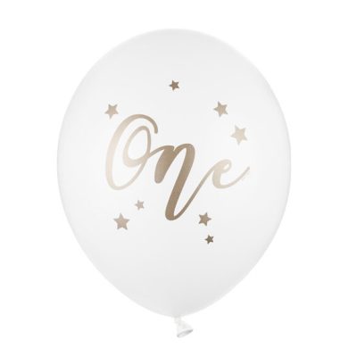 12 Μπαλόνι λευκό One