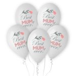 12 Μπαλόνια Best Mum Ever 5 τεμ