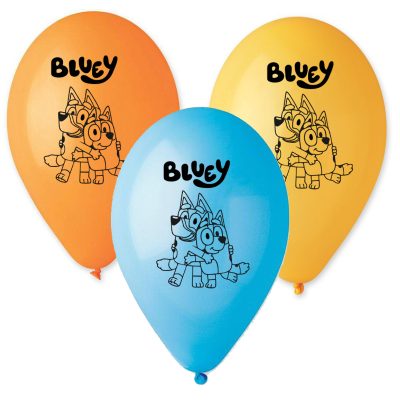 12 Μπαλόνια τυπωμένα Bluey 25 τεμ