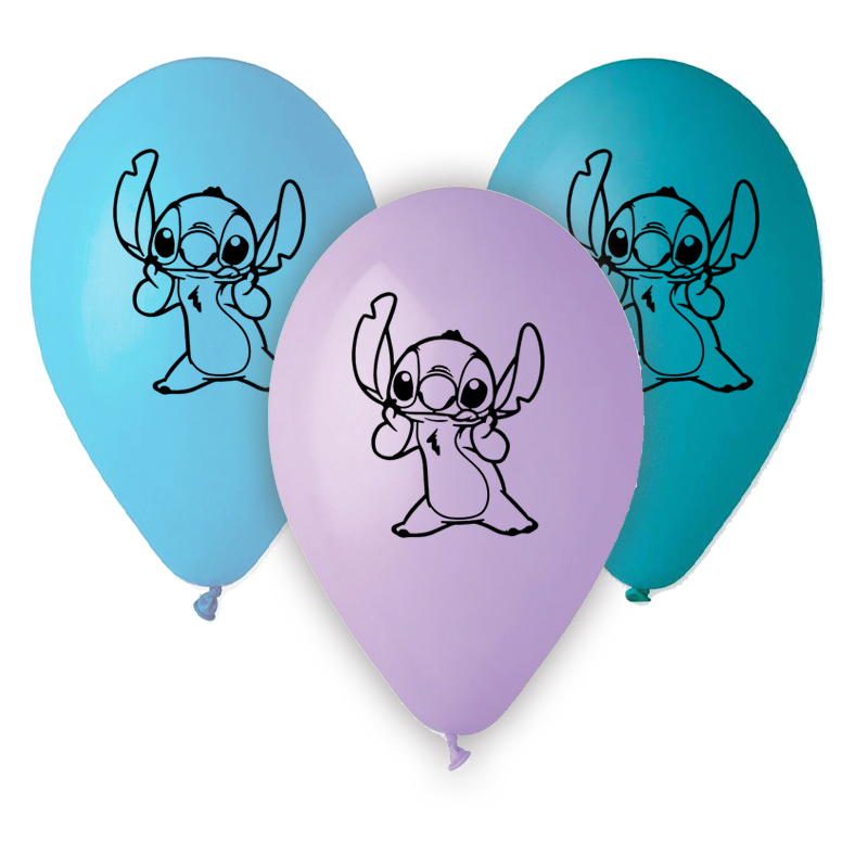 12 Μπαλόνια τυπωμένα Στιτς 25 τεμ 12 Μπαλόνια τυπωμένα Στιτς 25 τεμ