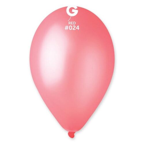 12 Neon Κόκκινο Latex Μπαλόνι
