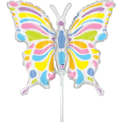 14'' Mini Shape μπαλόνι Πεταλούδα παστέλ