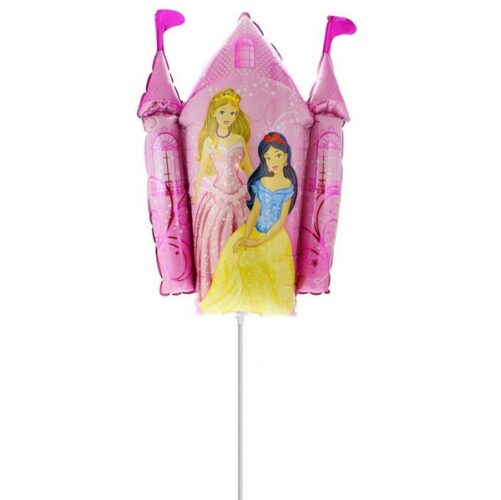 14 Mini Shape Μπαλόνι Κάστρο με Πριγκίπισσες