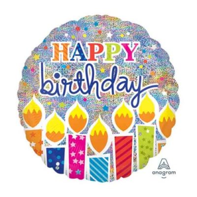 17 Μπαλόνι Κεράκια Happy Birthday