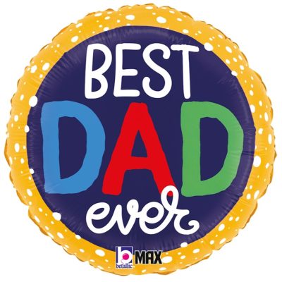 18'' Μπαλόνι Best Dad Ever bubbles