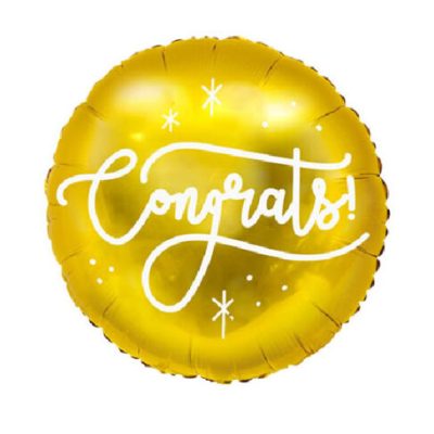18 Χρυσό Μπαλόνι Congrats