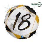 18 Μπαλόνι 18th Birthday Marble
