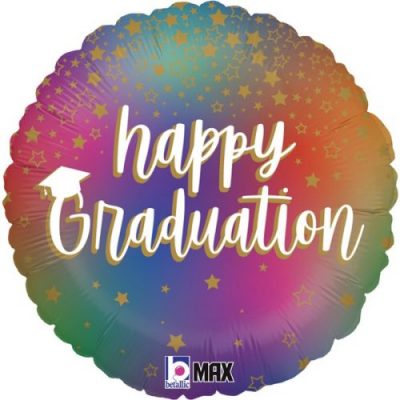18 Μπαλόνι Αποφοίτησης  Colorful Grad