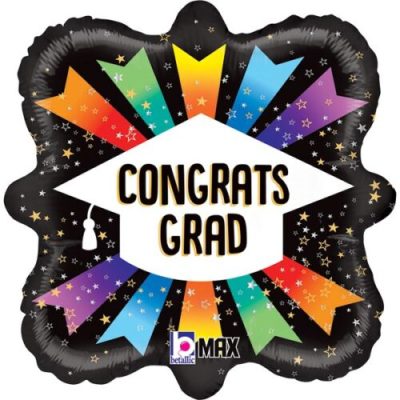 18 Μπαλόνι Αποφοίτησης Congrats Grad Ribbons