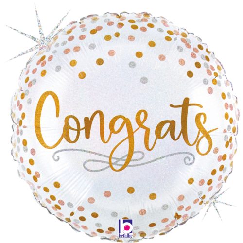 18 Μπαλόνι Αποφοίτησης Congrats κομφετί