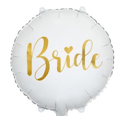 18 Μπαλόνι Bride λευκό