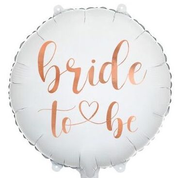 18 Μπαλόνι Bride To Be Λευκό