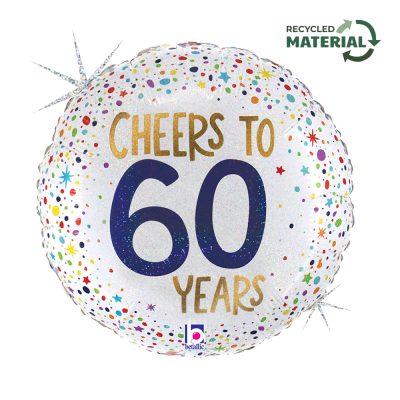 18 Μπαλόνι Cheers To 60 Years