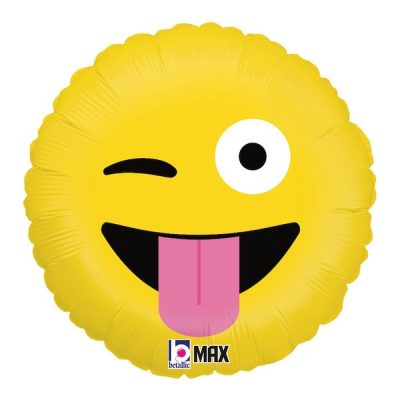 18 Μπαλόνι Emoji Γλωσσίτσα