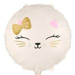 18 Μπαλόνι Γατούλα με φιόγκο