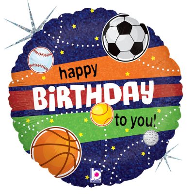 18 Μπαλόνι Γενεθλίων Αθλήματα Holographic